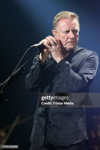 British singer John Miles performs the 'Night of the proms' at Barclaycard Arena on December 20, 2019 in Hamburg, Germany.