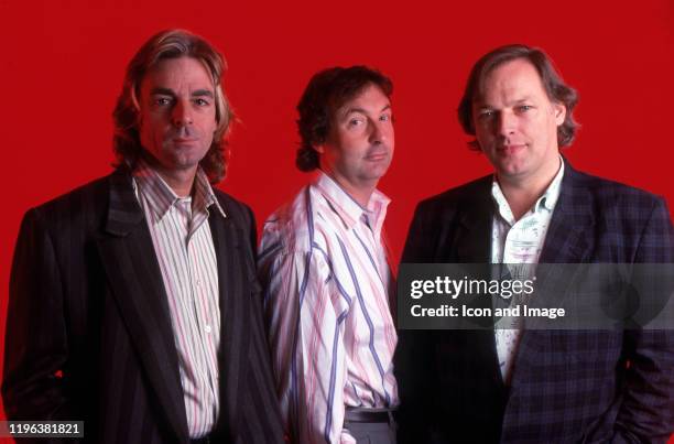 Keyboardist Richar Wright , drummer and founding member Nick Mason, and guitarist, singer and songwriter Davcid Gilmour, all members of Pink Floyd,...