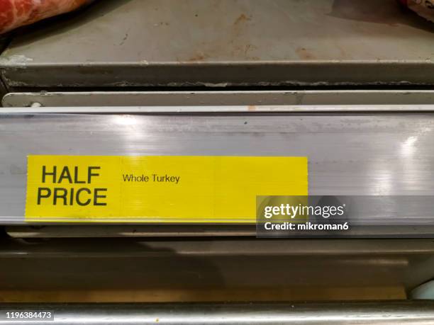 half price or less sign, discount sale - half full stock pictures, royalty-free photos & images