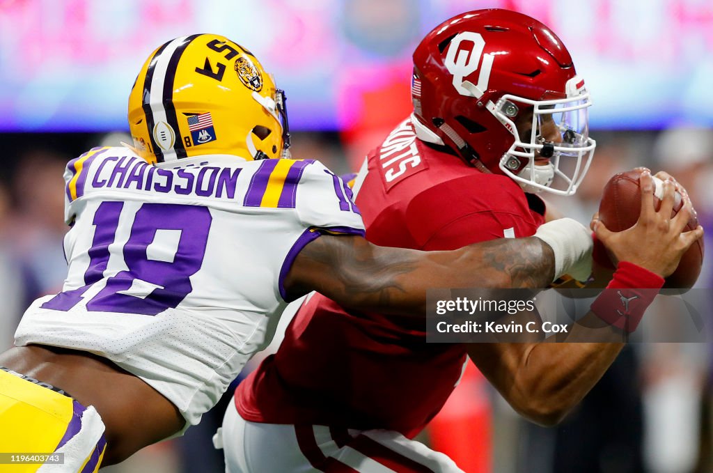 College Football Playoff Semifinal at the Chick-fil-A Peach Bowl - LSU v Oklahoma