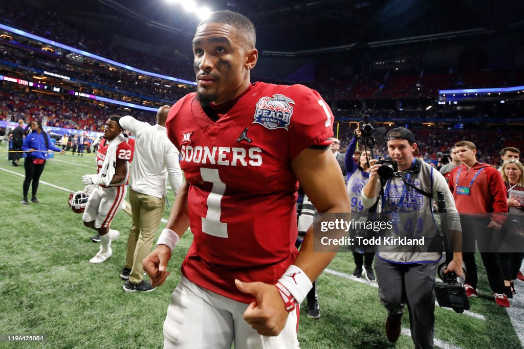 College Football Playoff Semifinal at the Chick-fil-A Peach Bowl - LSU v Oklahoma