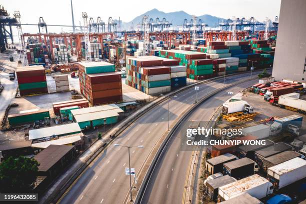 junction en hong kong - global fotografías e imágenes de stock