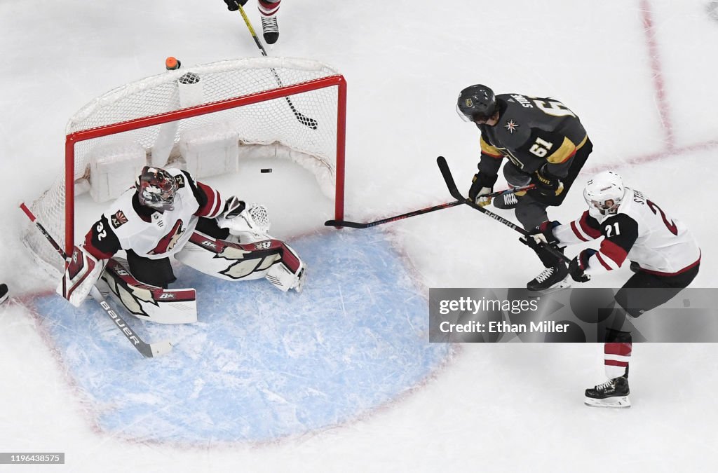 Arizona Coyotes v Vegas Golden Knights