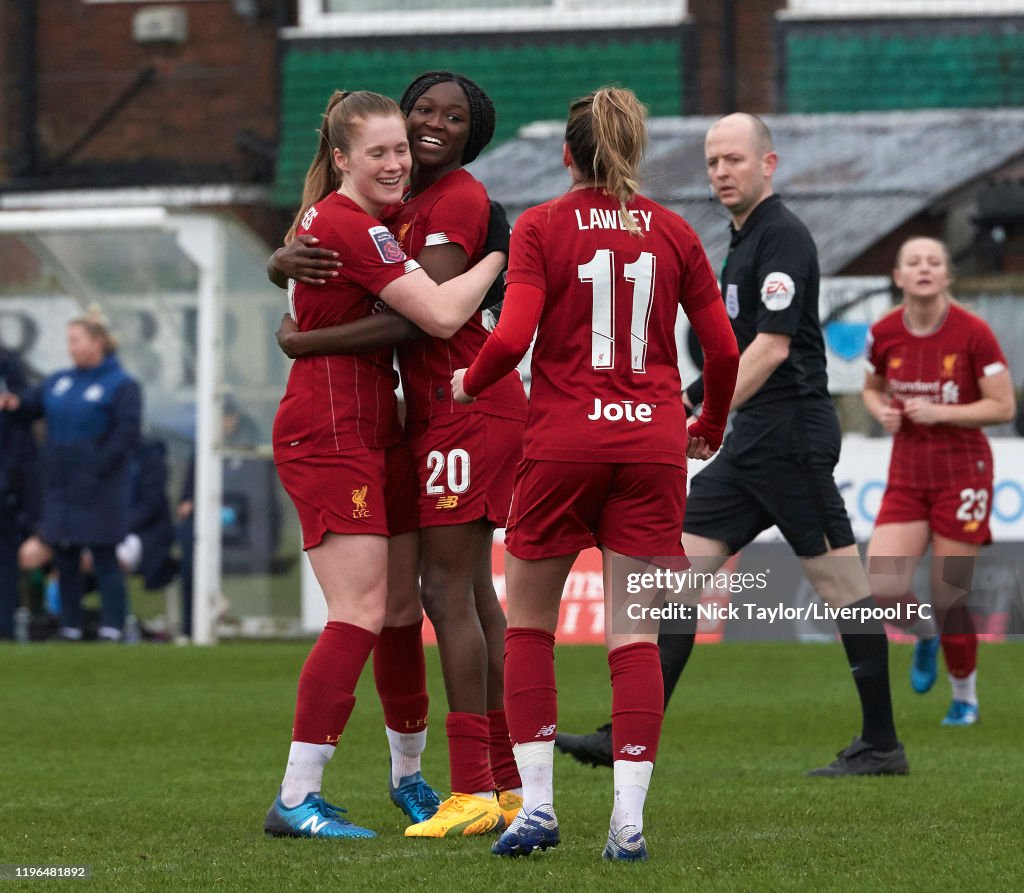 Liverpool FC v Blackburn FC - Women's FA Cup: Fourth Round