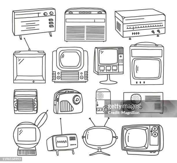 Ilustraciones, imágenes clip art, dibujos animados e iconos de stock de  Radio Antigua - Getty Images