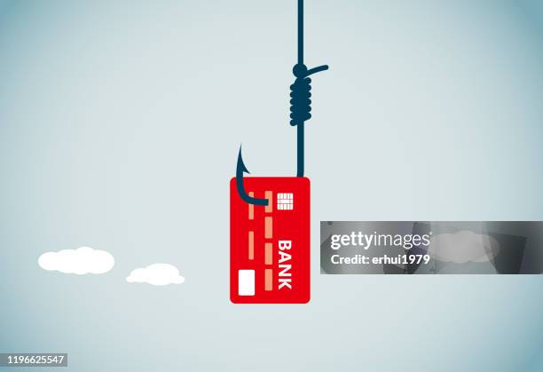 fishing bait - white collar crime stock illustrations