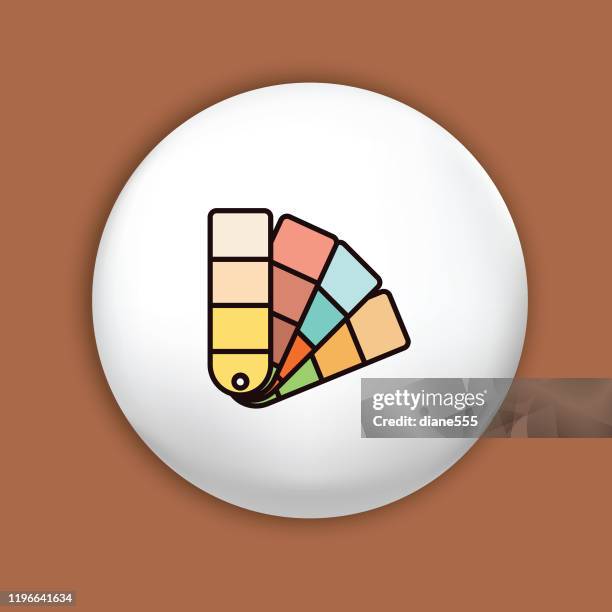 paint samples home improvement diy icon - mechanical contractor stock illustrations