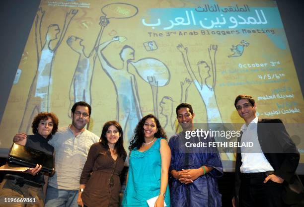 Arab bloggers Syrian blogger and social media strategist Leila Nachwati, Morocco blogger and free speech advocate Hisham Al-Miraat, Tunisia's blogger...