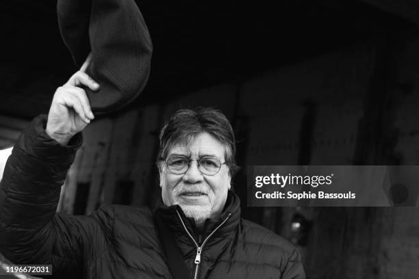 Portrait de Luis Sepulveda, auteur Chilien, aux 17e rencontres litteraires internationales de Saint Nazaire, 23 Novembre 2019