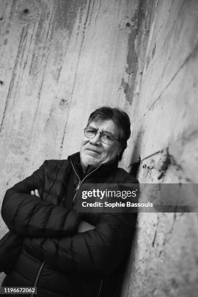 Portrait de Luis Sepulveda, auteur Chilien, aux 17e rencontres litteraires internationales de Saint Nazaire, 23 Novembre 2019