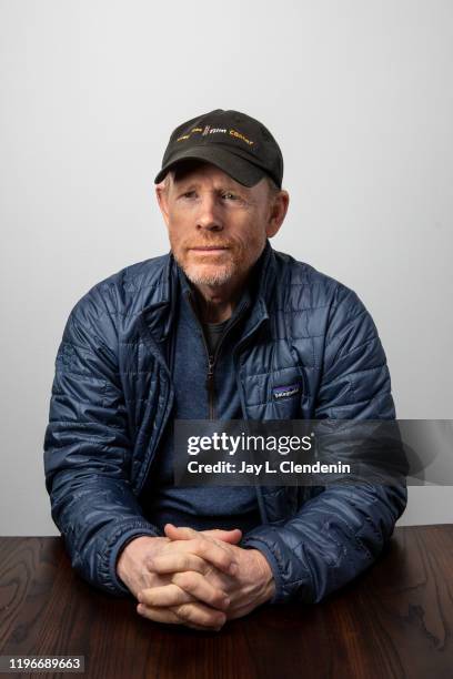 Director Ron Howard from 'Rebuilding Paradise' is photographed in the L.A. Times Studio at the Sundance Film Festival on January 24, 2020 in Park...