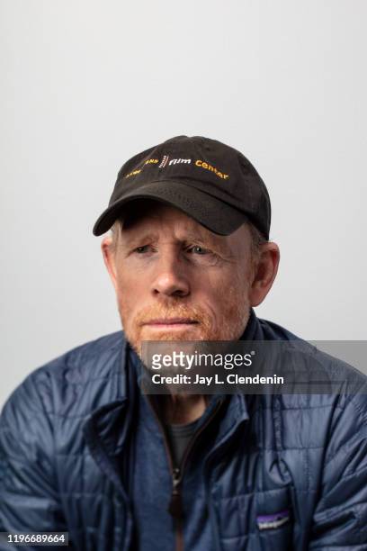 Director Ron Howard from 'Rebuilding Paradise' is photographed in the L.A. Times Studio at the Sundance Film Festival on January 24, 2020 in Park...
