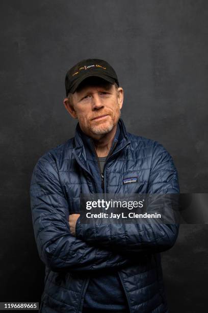 Director Ron Howard from 'Rebuilding Paradise' is photographed in the L.A. Times Studio at the Sundance Film Festival on January 24, 2020 in Park...