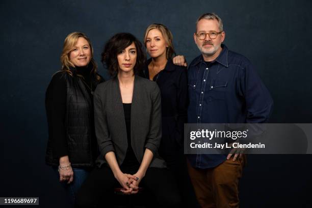 Producers Christine O'Malley, director Lana Wilson, Caitrin Rogers and Morgan Neville from 'Miss Americana' are photographed in the L.A. Times Studio...