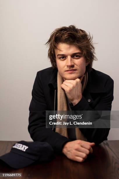 Actor Joe Keery from 'Spree' is photographed in the L.A. Times Studio at the Sundance Film Festival on January 24, 2020 in Park City, Utah. PUBLISHED...