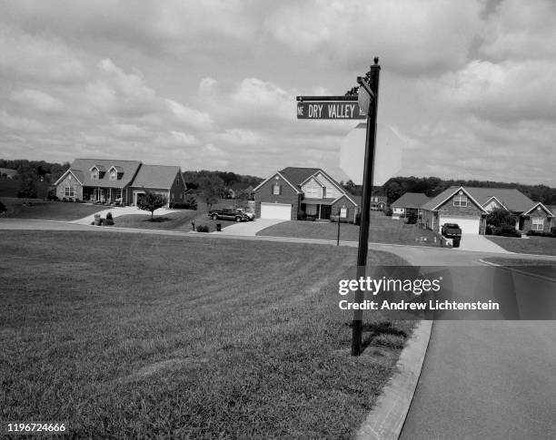 Residential development is all that marks an area where hundreds of Indians, forcibly removed during the Trail of Tears, froze to death, as seen in...