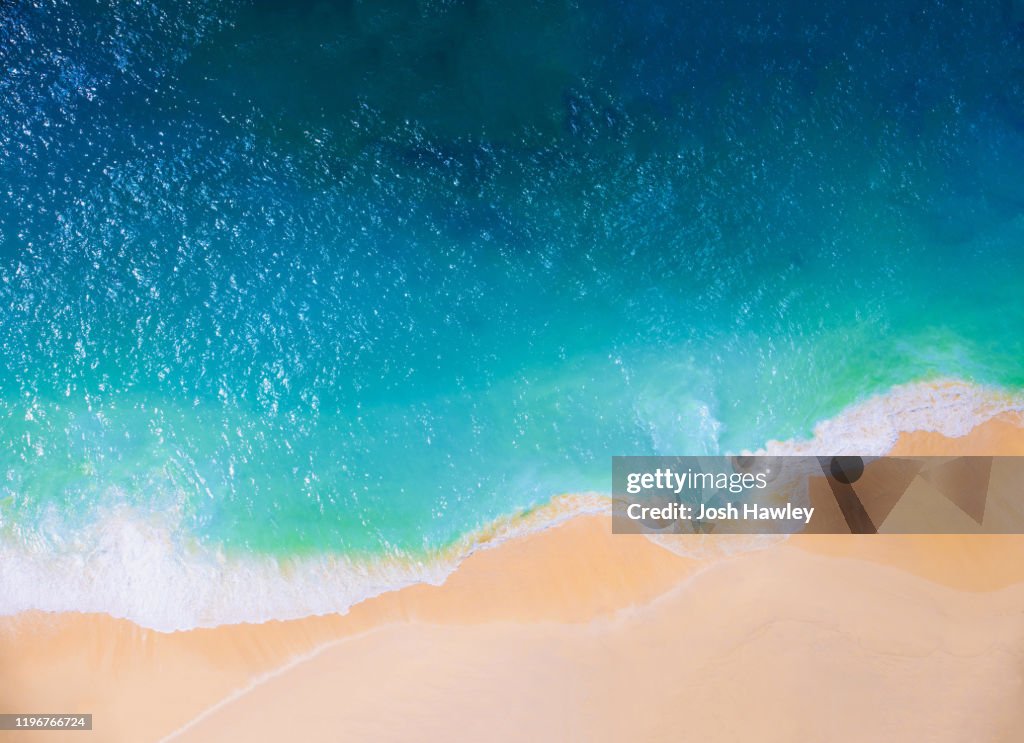 Aerial view of Bali Beach