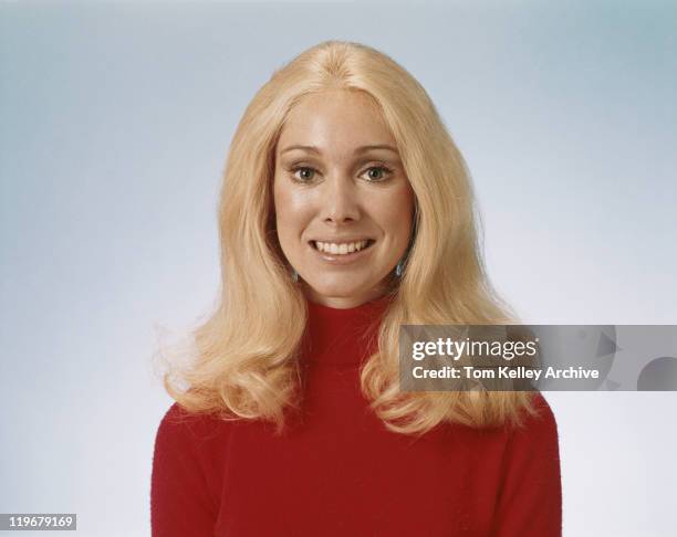 retrato de mulher jovem sorridente, - archival imagens e fotografias de stock