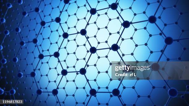 分子結構 碳原子 - nanotecnología fotografías e imágenes de stock