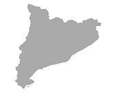 Map of Catalonia
