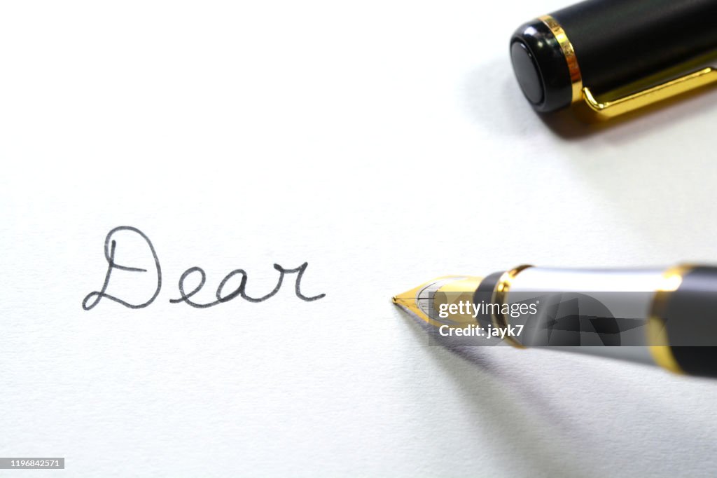 Writing Letters Jpg Writing Letter High-Res Stock Photo - Getty Images