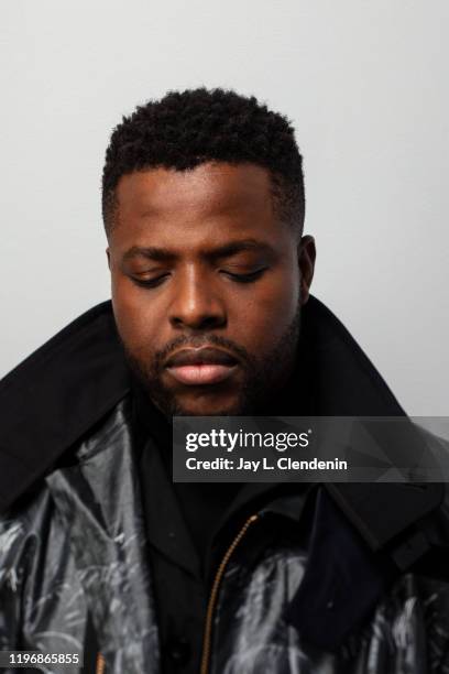 Actor Winston Duke from 'Nine Days' is photographed in the L.A. Times Studio at the Sundance Film Festival on January 26, 2020 in Park City, Utah....