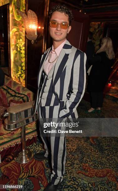 Rafferty Law attends the 'Country & Town House: Great British Brands' party at Annabel's on January 27, 2020 in London, England.