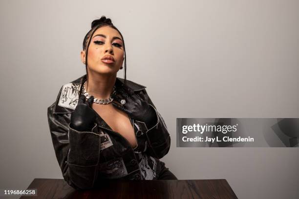 Actress Kali Uchis from 'Blast Beat' is photographed in the L.A. Times Studio at the Sundance Film Festival on January 26, 2020 in Park City, Utah....
