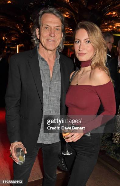 Stephen Webster and Amy Webster attend the 'Country & Town House: Great British Brands' party at Annabel's on January 27, 2020 in London, England.
