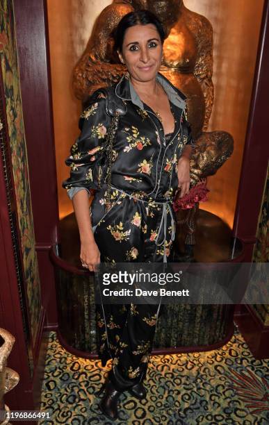 Serena Rees attends the 'Country & Town House: Great British Brands' party at Annabel's on January 27, 2020 in London, England.