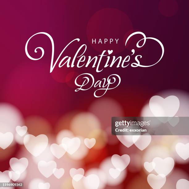 valentine's day hearts background - valentine's day stock illustrations