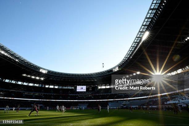 General view during the 99th Emperor's Cup final between Vissel Kobe and Kashima Antlers at the National Stadium on January 01, 2020 in Tokyo, Japan.