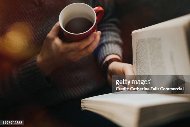 book and coffee - reading stock pictures, royalty-free photos & images