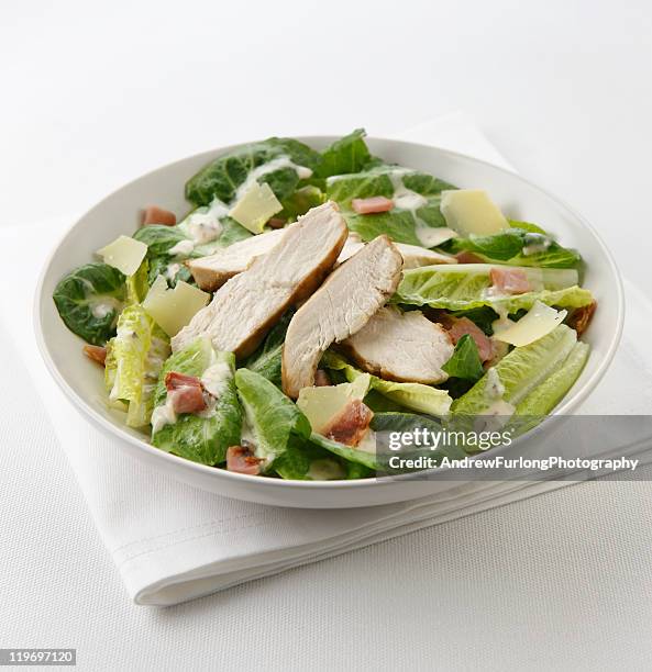 caesar-salat - caesar salad stock-fotos und bilder