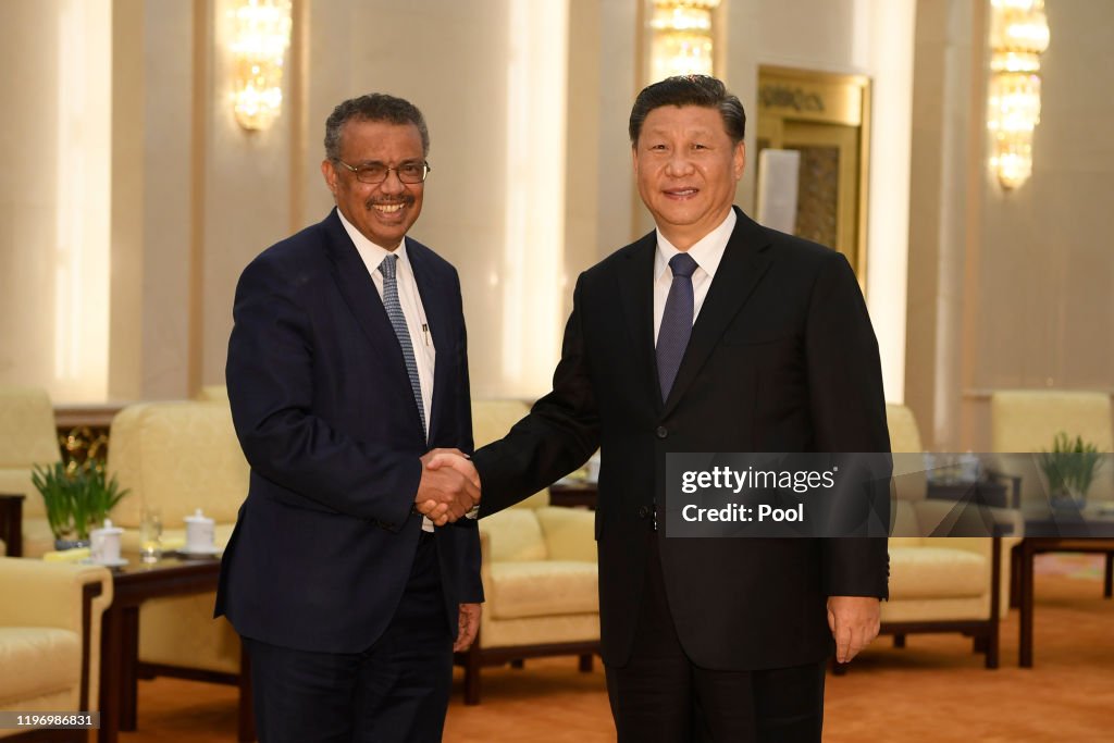 Director General Of The World Health Organization, Tedros Adhanom, Visit To Beijing