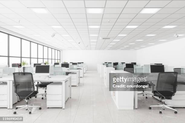 open space office - no people stock pictures, royalty-free photos & images