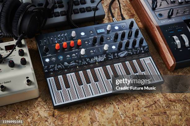 An Arturia MicroFreak synthesizer, taken on May 7, 2019.