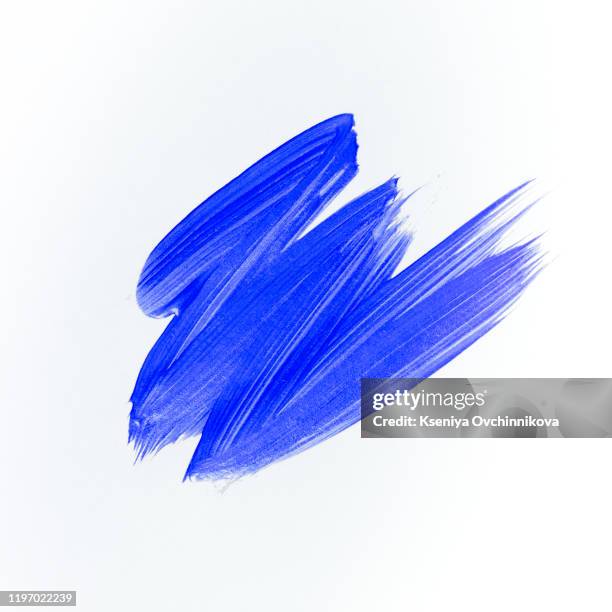 red color lipstick stroke on white - white color swatch stock pictures, royalty-free photos & images