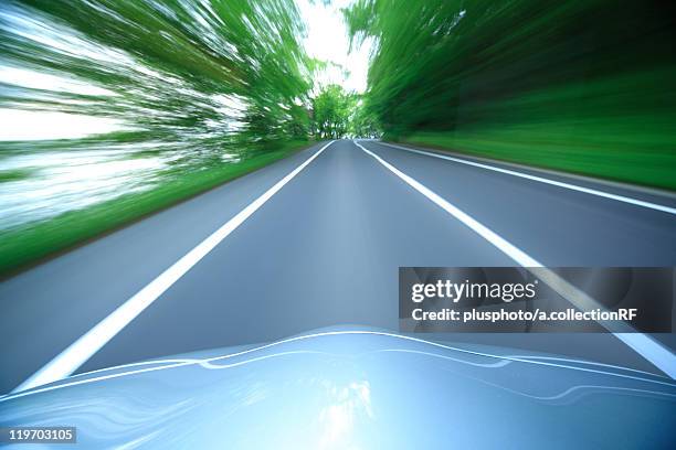 speeding car - plusphoto stock pictures, royalty-free photos & images