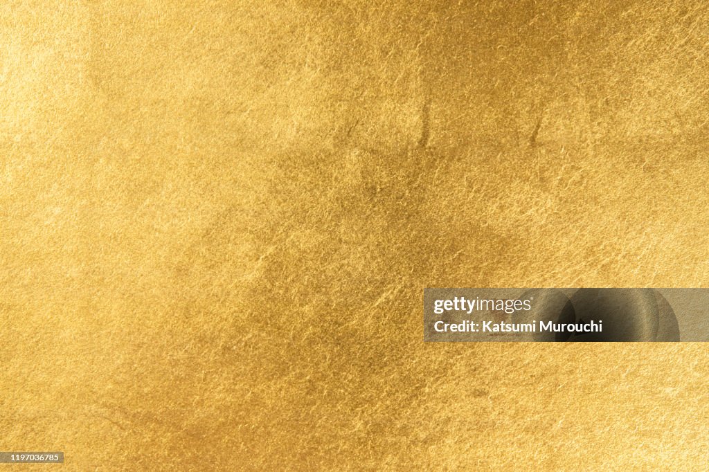 Gold leaf texture background