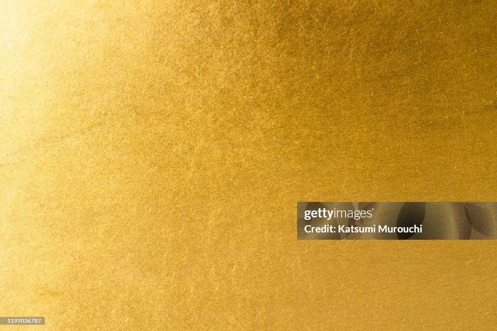 Gold leaf texture background
