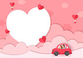 valentine lover on car