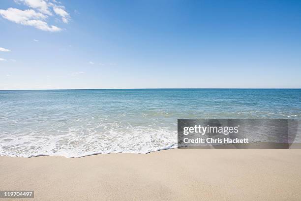 usa, massachusetts, waves at sandy beach - cape cod stock pictures, royalty-free photos & images