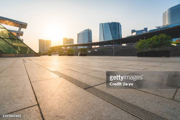 city square, suzhou, china. - low angle view stock pictures, royalty-free photos & images