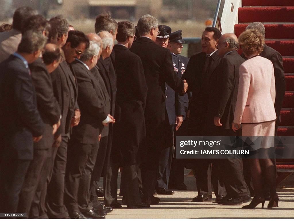 US-EGYPT-MUBARAK ARRIVAL
