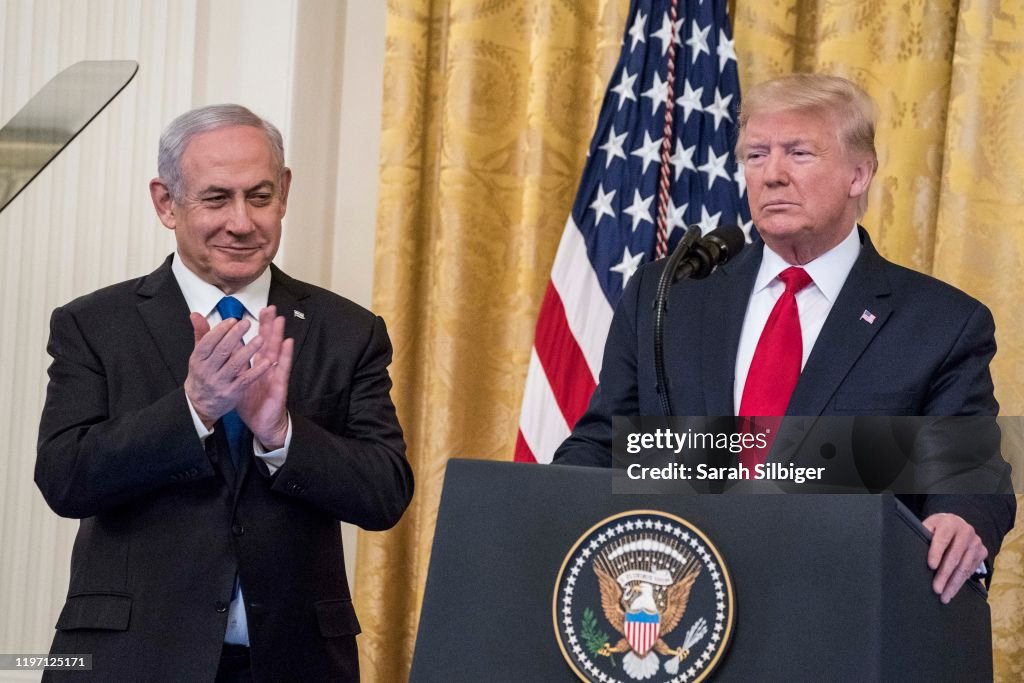 President Trump Meets With Israeli PM Netanyahu At The White House