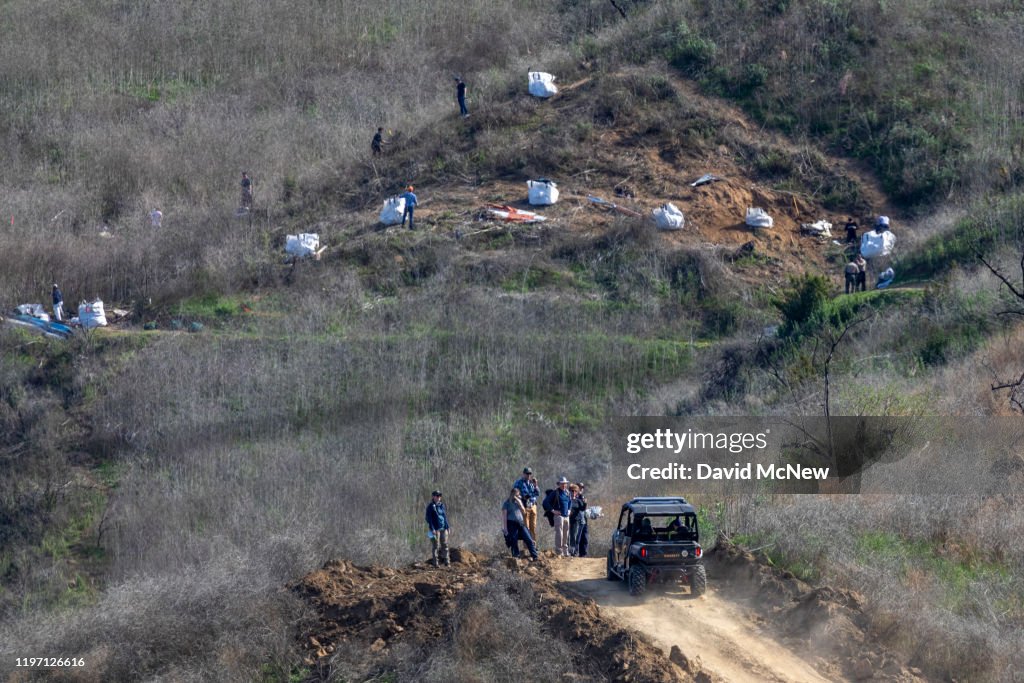 NTSB Investigators Continue To Work On Site Of Kobe Bryant's Helicopter Crash