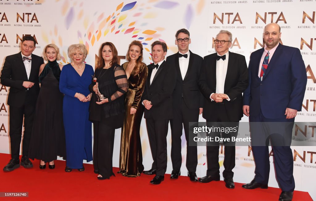 National Television Awards 2020 - Winners Room