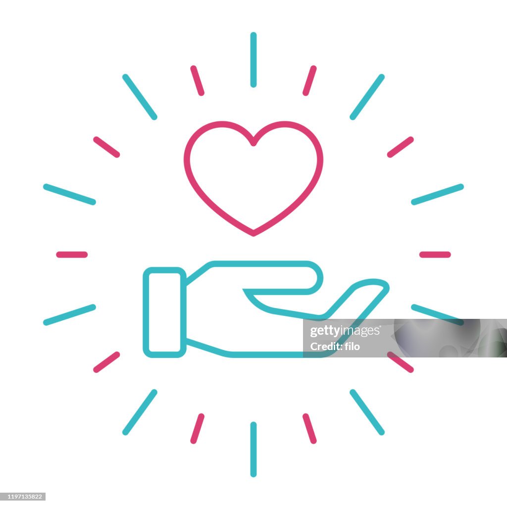 Simple Generosity Logo Giving And Generosity Symbol High-Res Vector Graphic - Getty Images