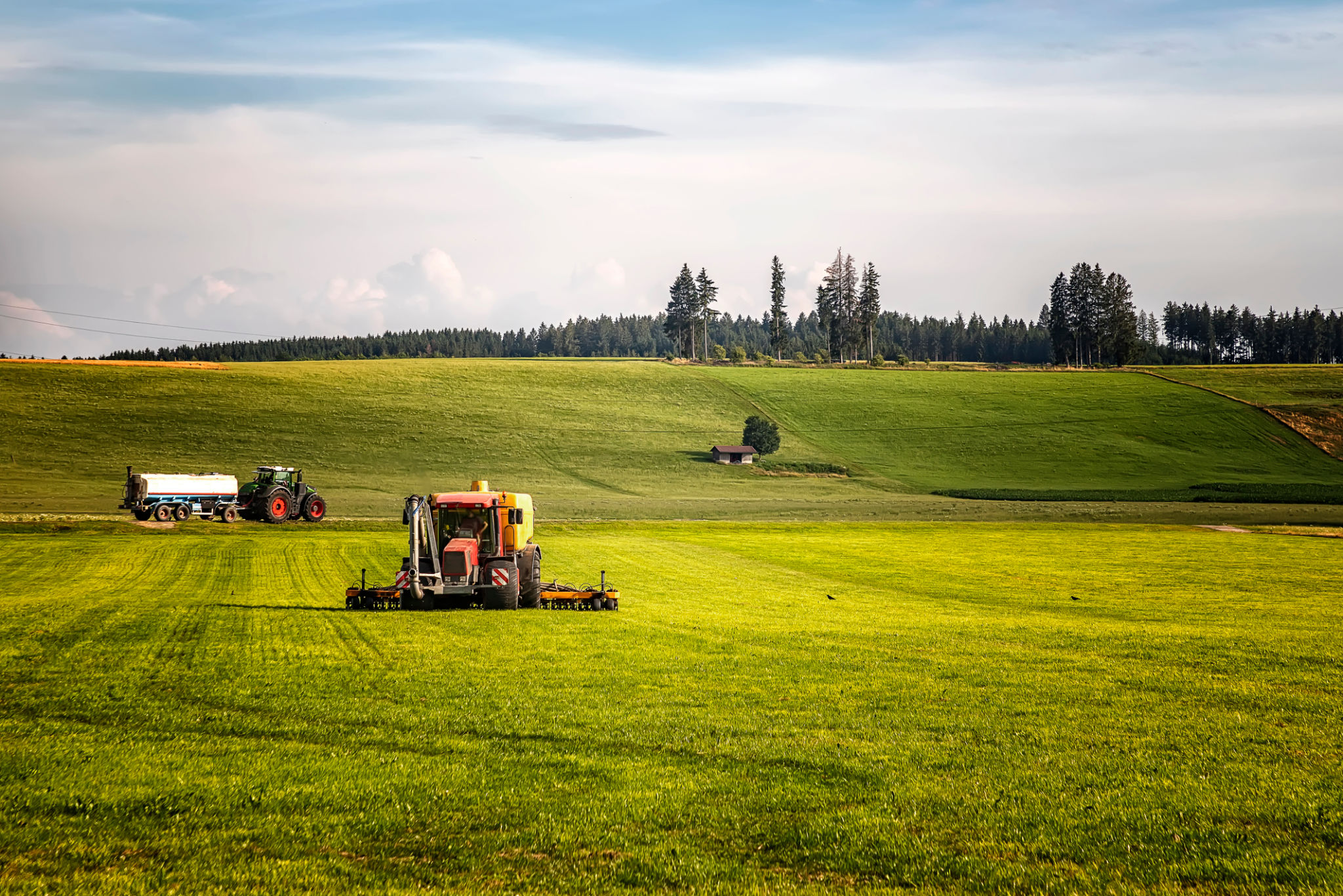 Application of manure Application of manure